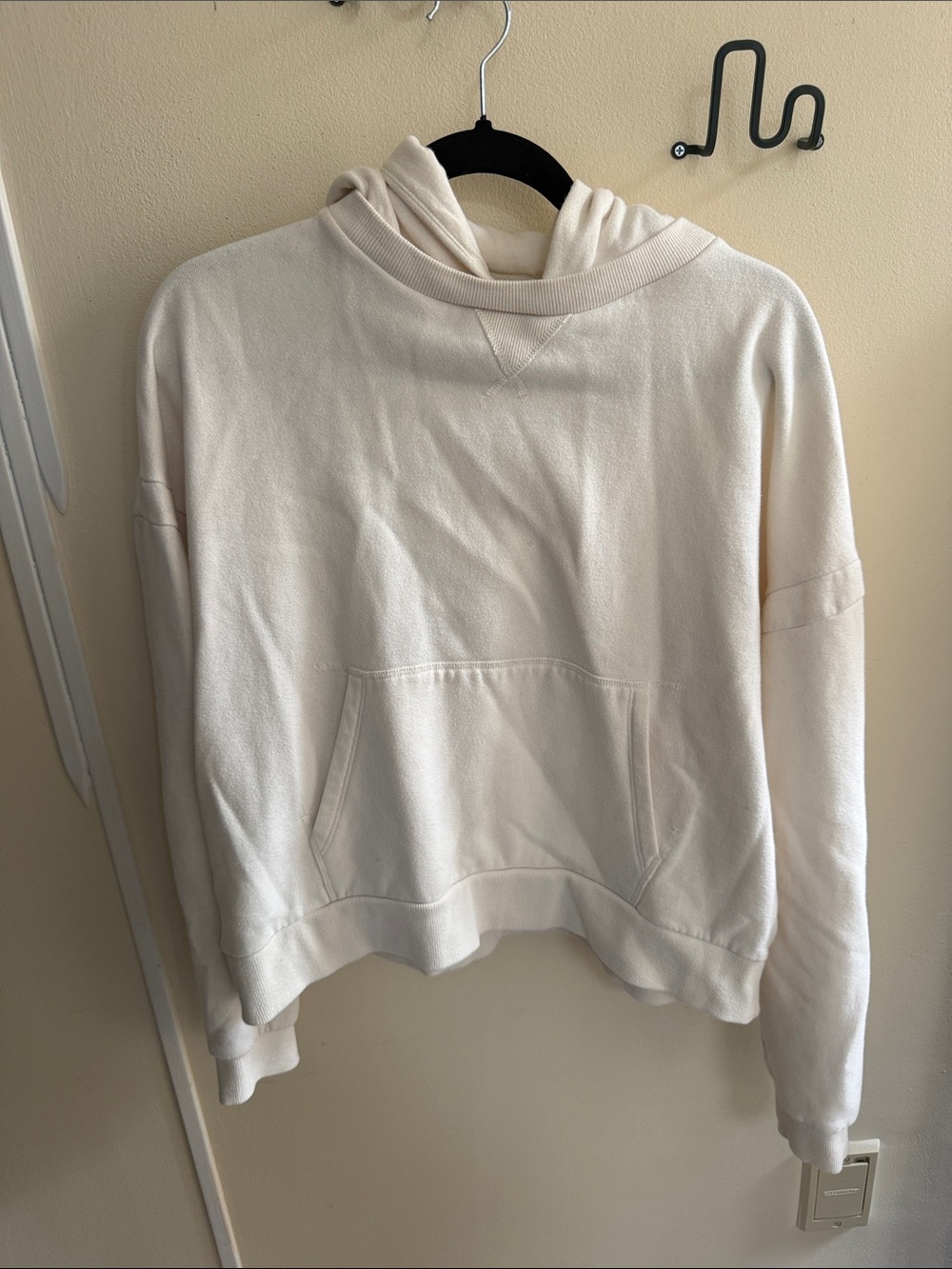 Richer Poorer Ivory Lightweight Pullover Hoodie
